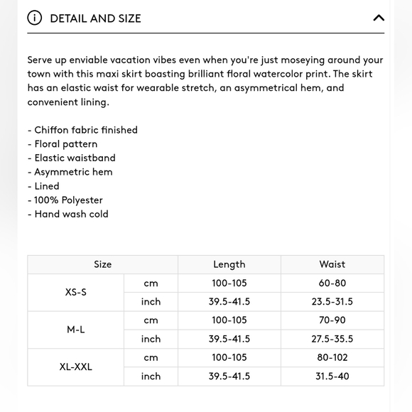 Women's Flowy Floral Maxi Skirt ChicWish - Picture 10 of 10